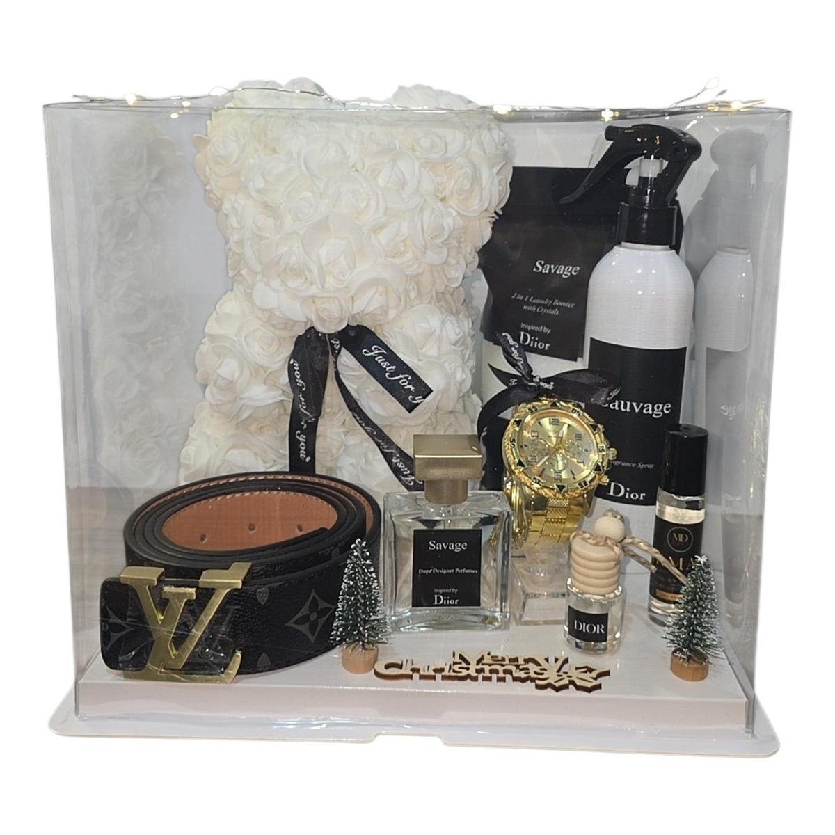 The Christmas Luxe Belt Hamper