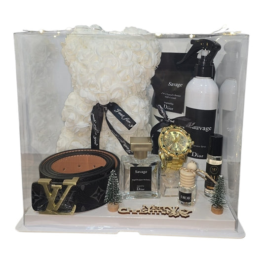 The Christmas Luxe Belt Hamper